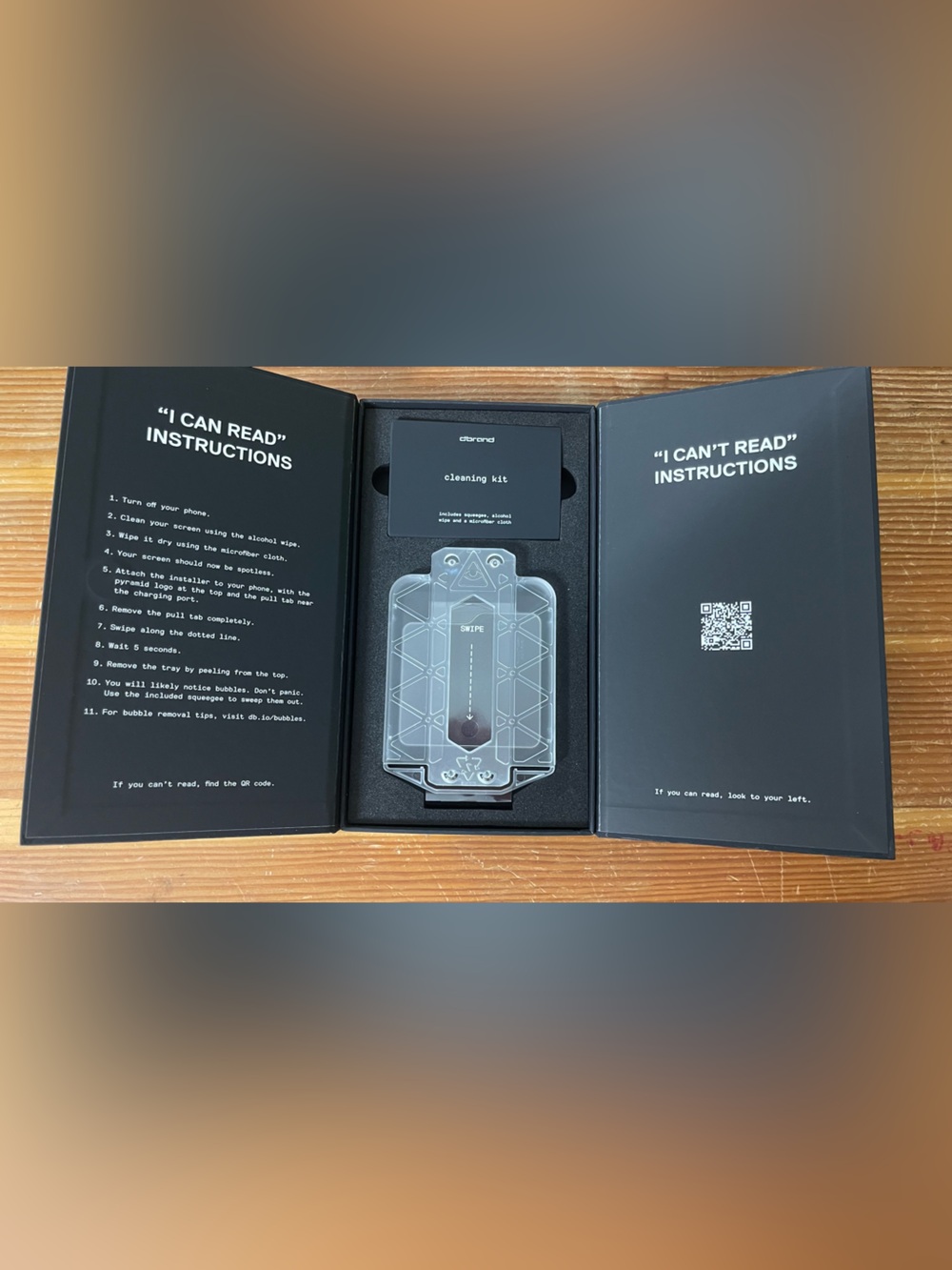 dbrand Prism 2.0 Galaxy Z Flip 5 Screen Protector Installer Open Box